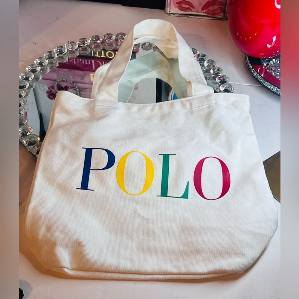 Polo Ralf Lauren like new White canvas Tote Bag